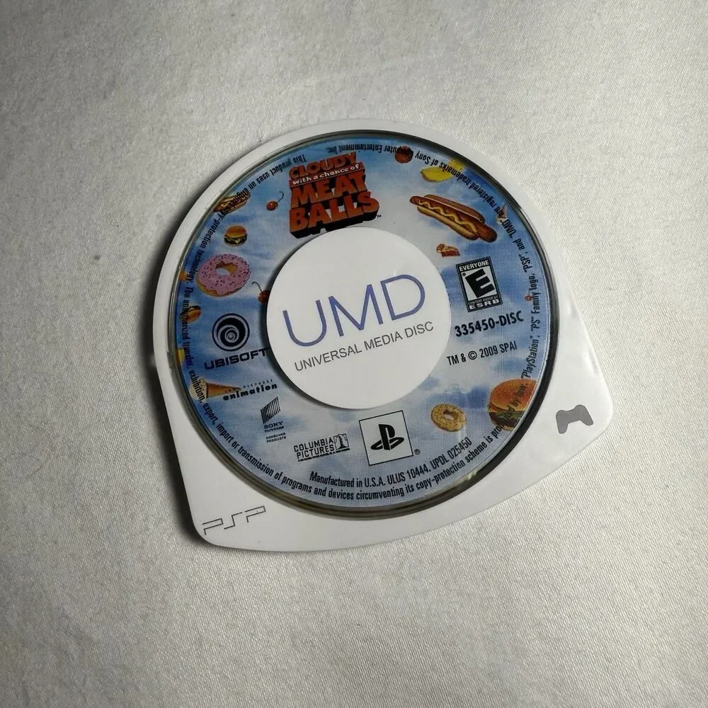 Cloudy With A Chance Of Meatballs (Sony PSP, 2009) UMD GAME DISC ONLY